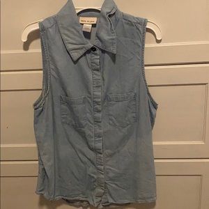 Denim tank top